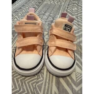 Toddler Converse All-Star Pink with Butterflies Size 5 NEW